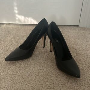 Vaneli Black Patent Heels